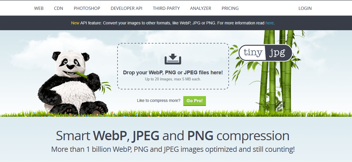 Connaissez-vous tiny png, l’applicaiton en ligne pour compresser les image ?
